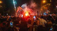 790 zatčených a 2 mrtví. Oslavy fanoušků PSG se nechutně zvrhly