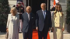Karel III. zahájil návštěvu USA. Trump hned na začátku porušil protokol