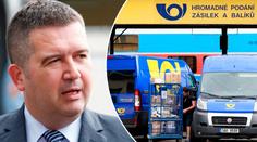 Pošta zruší tisíce pracovních míst! Na kvalitu to nebude mít vliv, tvrdí Hamáček