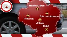 DOPRAVA - SEZNAM UZAVÍREK: Vysočina