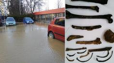Scéna jako z hororu! Ulicemi města plavaly lidské kosti. FOTO