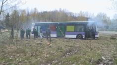 VIDEO: Hořící autobus a uprchlí vězni! Na Liberecku probíhá cvičení