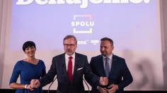 SPOLU zvítězilo před ANO, koalice mají většinu. ČSSD a KSČM propadly