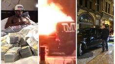 Mayweather prožil nepříjemný večer. Někdo zapálil jeho auto!