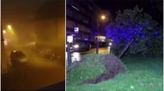 V Německu řádilo tornádo! Na auto s rodinou spadl strom