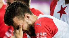 Co provedl? Hráč Slavie dostal červenou kartu v tunelu po zápase