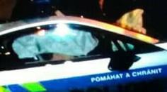 Nabourané policejní BMW asi půjde do šrotu, myslí si expert