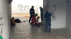 Muž uvízl v šachtě Nuselského mostu! Spadl tam ze žebříku