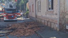 V Bořitově na Blanensku hořel dům. Chytil zřejmě od baterií fotovoltaiky