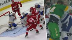 Momenty týdne v NHL: Tuch suploval gólmana, Lauko promluvil pěstmi