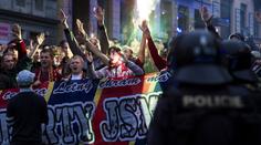 S policií se rvaly tři stovky Sparťanů, ale obviněn byl jen jediný člověk