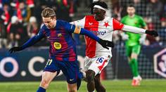 Liga mistrů – sestřih: Slavia Praha vs. FC Barcelona (21. 1. 2026)