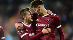 Sparta si spravila chuť a přejela Baník, Jablonec se topí v sestupových vodách