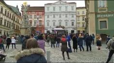 V Brně demonstrovali proti opatřením. Policie zajistila dva protestující