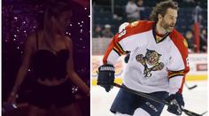 Jágr dřel na ledě, Veronika rozvlnila sexy tělo na koncertě!