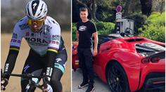Do kopce se mu šlapat nechtělo, Sagan vyměnil kolo za Ferrari