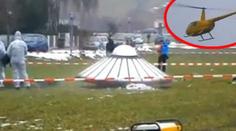 Panika v rakouské vesnici! Na louce našli UFO