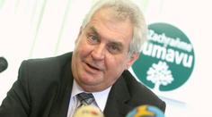 Miloš Zeman vyloučil, že by za novou stranu šel do parlamentu