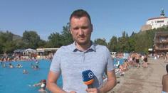 Kolaps v přímém přenosu. Reportér TV Markíza neustál brutální vedra