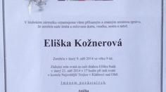 Tajemství Eliščina parte: Proč není jako ostatní smuteční oznámení?