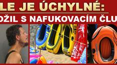 ÚCHYL: Souložil s růžovým nafukovacím člunem!