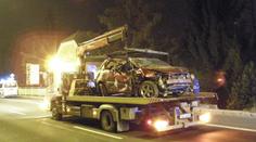D5 zablokovala nehoda. Na dálnici zemřela chodkyně