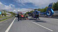 Na D1 se srazil motorkář s kamionem. Kolona měla 13 kilometrů 