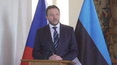 Lipavského navštívil jeho estonský protějšek. Nebýt NATO, tak tu možná nestojím, řekl