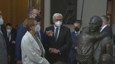 Návštěva německého prezidenta skončila. Do Berlína se vrátil vlakem