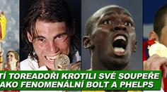 Španělští toreadoři krotili své soupeře stejně jako fenomenální Bolt a Phelps