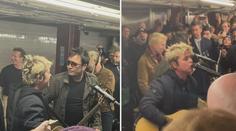 Slavní Green Day překvapili cestující v metru. Pak se rozjela pořádná party