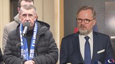 Nová totalita, hřměl na demonstraci Babiš. Zneužíváte odbory, reagoval Fiala