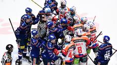Pardubice si vyšláply na Budějovice. V závěru došlo na hromadnou bitku