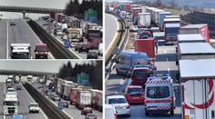 Nehoda v zúžení ochromila D1, kolona měřila 10 kilometrů!