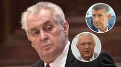 Zeman brání Babiše a opřel se do policistů. Ti si to nenechali líbit!