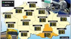 Konečně! Ceny benzínu a nafty mírně klesly