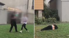 Brutální bitka školáků v Kolíně, napadený křičel bolestí! VIDEO