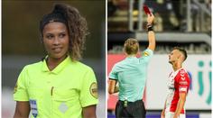 Románek v nizozemské lize. Hráč byl vyloučen, pak se zamiloval do rozhodčí