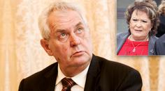 Zeman tvrdí: Bohdalová mi brečí do telefonu, jdou po ní Schwarzenbergovi lidé