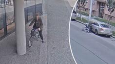 VIDEO: Namol opilý muž usedl na kolo. Sotva chodil, natož aby řídil