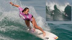 PŘEŽILA? Hazard brazilské surferky! Mayu Gabeiru smetly obrovské vlny