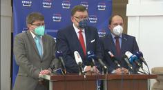 Tisková konference koalice SPOLU