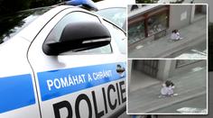 Dvouletá holčička se ztratila u rušné ulice! Babička ji nehledala