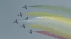 VIDEO: Dechberoucí letecká show k 70. výročí čínského letectva