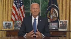 Biden vystoupil s posledním projevem. Jeho řeč byla hlavně varováním