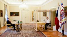 Adepti na ministry přijeli do Lán. Zeman přijal Stanjuru i Šalomouna