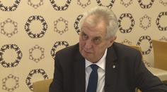 Prezidentu Zemanovi začíná dovolená. Trávit ji bude v Lánech