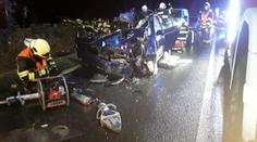 Při tragické srážce auta s pracovním strojem u Bezdězu zahynulo dítě