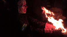 VIDEO: Plameny létaly vzduchem. Takový festival jste ještě neviděli