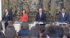 Den dětí: Fiala, Laurenčíková a Gazdík měli tiskovou konferenci pro žáky ZŠ